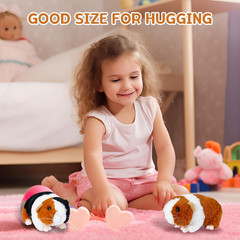 Guinea Pig Stuffed Animal, Cute Guinea Pig Plush for Kids, Realistic Stuffed Ani