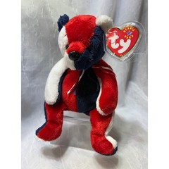 Ty Beanie Baby Patriot Bear Mint w/ Mint Tags 4th of July RETIRED