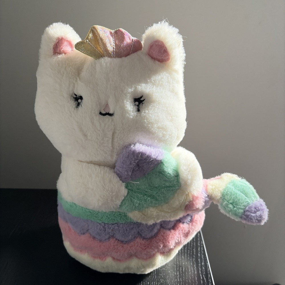 FAO Schwarz Glow Brights LED Lights and Sound Meowmaid 12″ Stuffed Plush