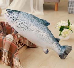 Salmon Weever Fish 8″ Pillow Stuffed Animal Plush Toys Toddler Doll Kids Gifts