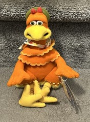 Vintage Dreamworks 2000 Chicken Run Ginger Plush Stuffed Animal 9″ Playmates NWT
