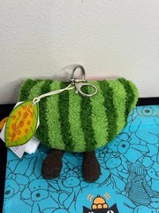 🍉 Jellycat Amuseables Watermelon – Plush Bag Charm Keychain – NWT Cute Gift