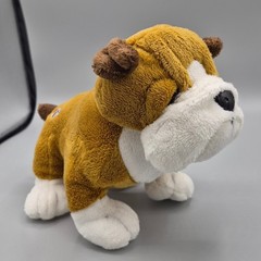 Ganz Webkinz Bulldog HM126 Plush Stuffed Animal Brown White Dog No Code