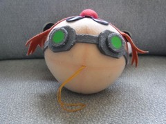 Sonic Hedgehog SD ROBOTNIK Sitting PLUSH Hang Loop Goggles Dr. Eggman 2022 Sega