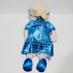 Disney Plush Doll ELSA Animators Princess Soft Toddler Doll Blue Dress Toy 12″