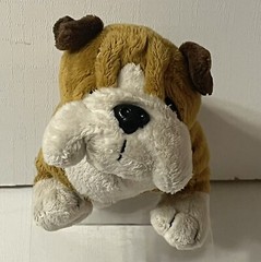 Ganz Webkinz Lil Kinz Bulldog Puppy Dog Plush Stuffed Animal Toy No Code HS126