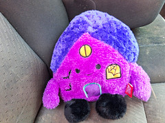 Handmade Monsters, Inc. Purple Monster Plush Doll 6-14 in Washable Halloween