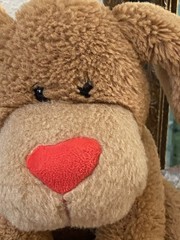 Anico International Inc. Plush Tan W Red ❤️Foot Pads Puppy Plush 2015 Ultra Soft