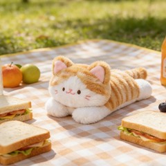 PEACH CAT 7″ Brown Cat Plush