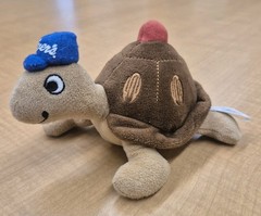 Culvers Sundae Turtle Restaurant Promo Plush Wearing Cap | 2022 Small Toy