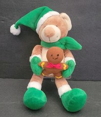 2000s Gotta Getta Gund Christmas Flapadoodles bear 9″ plush. New Without Tag