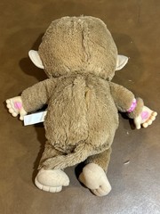 Lot of 2 JAKKS Animal Babies Nursery Monkeys Pink Brown Tested Working 2014 14″