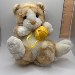 Best Made Toys Orange Tabby Kitten Cat Plush Yarn Ball