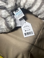 Jellycat Sacha Snow Tiger Really Big Grey White Plush NWT