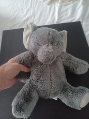 Elephant By Silver One 11” Gray Plush Stuffed Animal