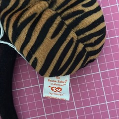 Ty Beanie Baby vintage Black and Brown Stuffed Spider Toy