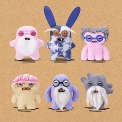 Old Fogies 9-Inch Plush Toy (Squidge) by ZURU – Funny Ugly Monster Stuffed An…