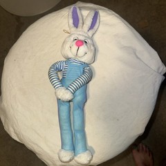 Vintage Hugger Bunny Rabbit Plush Stuffed Animal