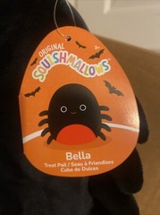 Squishmallows 12” Bella Spider Black Red Halloween Plush Bag Tote Squishmallow
