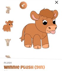 Youtooz * Winnie The Moo * Plush (9in) * NEW * In Hand