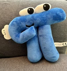 NWT 3 Blue 1 Brown Pi Plushie 7.5″ Tall