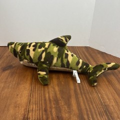The Petting Zoo Plush Camouflage Shark 20″ Stuffed Animal Toy 2015