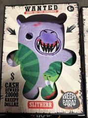 Kreepy Baraz Plush Set 4 Zombara Slitherr High-Yah Bucks New