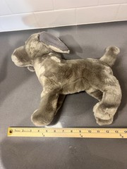 Cassie 16″ Weimaraner Dog Stuffed Animal Douglas Plush Cuddle silver retriever