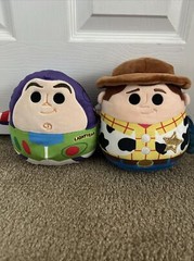 Disney Squish Mellow 8″ Buzz Lightyear & Sheriff Woody NWT