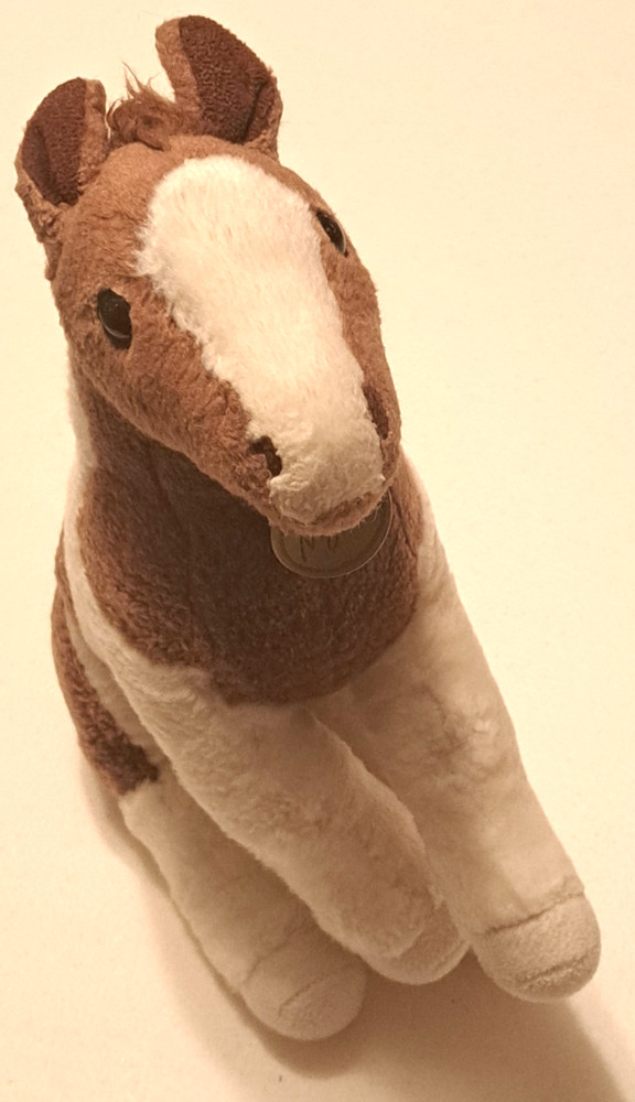 Miyoni Tots By Aurora 13 inch Brown/White Horse Stuffed Animal Plush Toy