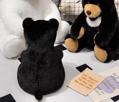 Black Bear 10″ Stuffed Animal Plush Toy Toddler Doll Kids Gifts