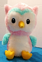 Bass Pro Shops BABY SAFE Plush Pink Teal Owl 10″ Birth and up
