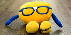 Culver’s Restaurant CURDIS CHEESE CURD Small Stuffed Promotional Plush Toy Doll