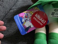 Sailor Moon Laying Down 12in Plush: Sailor Jupiter Round1 Exclusive NWT