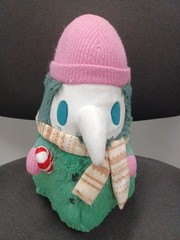 Squishable Cozy Plague Doctor Mini Plush Toy Multicolor 11″ H SOHO ,NYC