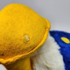WALT DISNEY CHARACTER RUBBER FACE DONALD DUCK VINTAGE STUFFED ANIMAL PLUSH TOY
