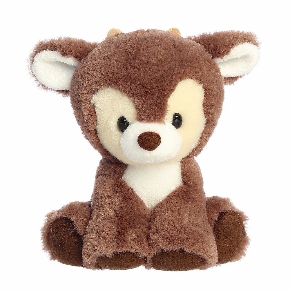 Aurora – Holiday – 6″ Dashing Reindeer – Cocoa Brown Festive Stuffed Animal