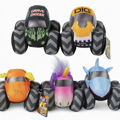 Monster Jam Plush With Engine Sounds – All Five 2025 Plushies