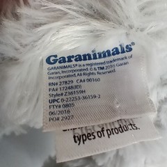 Garanimals Elephant Plush Grey Aqua Stuffed Animal Embroidered Eyes 11 inch