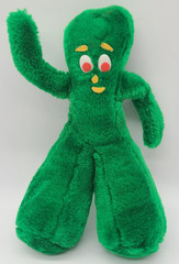 Vintage 1988 ACE Novelty Co. Gumby Plush Poseable Arms Green