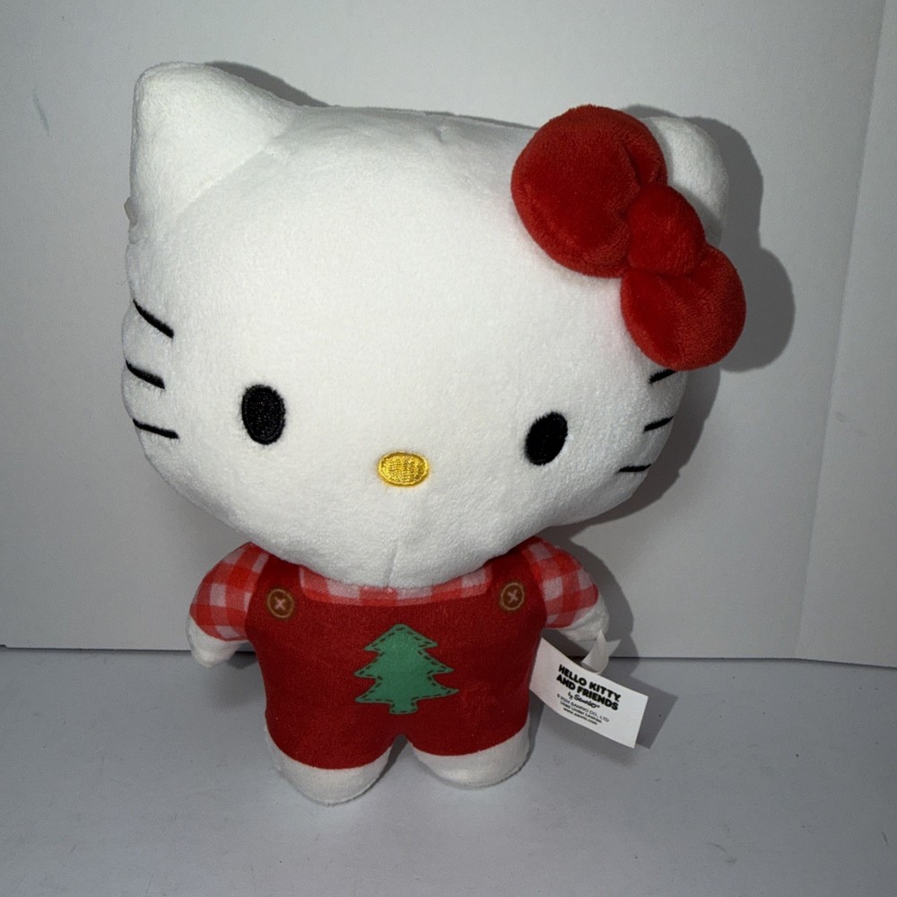 Hello Kitty Plush Doll Christmas Tree Holiday Winter Collectable Doll 9″ Gift