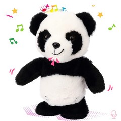 Easfan Talking Panda Repeats What You Say Electric Walking Singing Stuffed Anima
