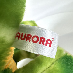 Aurora Dinosaur Plush 16” Parasaurolophus Green Stuffed Animal Toy