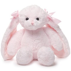 Bearington Light Pink Plush Easter Bunny Stuffed Animal 14″ Soft Cuddly East…