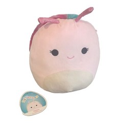Squishmallows Silvina The Snail Plush 10” Stuffed Animal Toy by Kellytoy Pink