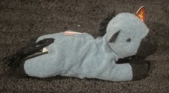 Ty Teanie Beanie Lefty the Donkey Stuffed Animal Plush Toy New NWT