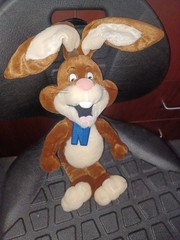 Nestle Nesquik Bunny Rabbit Plush 16″ Stiff Poseable Ears Stuffed Animal Toy 16″
