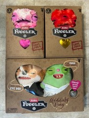 Fuggler Wedding Day 2 Pack & 2 Love Fugg Plush Limited Edition Lot Series 2 NEW!