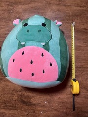 Squishmallow Official Kellytoy Plush 12″ Damaris The Watermelon Hippo Used Good