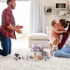 18″ Mommy Wolf Plush Toy Family – Soft, Cute, Perfect for Kids Age 3+